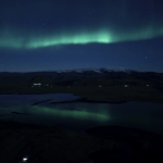 Aurora Drone High altitude Water Reflection ID: 19150050