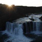 Highland Waterfall Sunset ID: 19150238