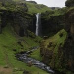 Kvernufoss Waterfall Summer ID: 71830673